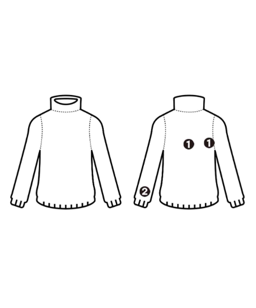 courreges paris（クレージュパリ）ニット・セーター 白 サイズ:M レディース/2200673137029