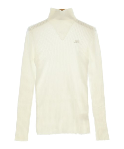 courreges paris(クレージュパリ)ニット・セーター 白 サイズ:M/2200673137029