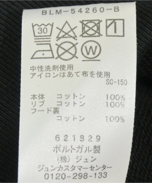 courreges paris（クレージュパリ）パーカー 黒 サイズ:S レディース/2200672983023