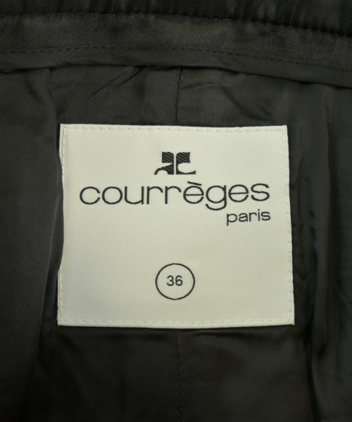 courreges paris（クレージュパリ）ひざ丈スカート 黒 サイズ:36(XS位) レディース/2200676682021
