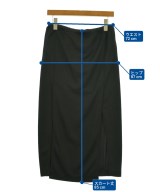 courreges paris（クレージュパリ）ロング・マキシ丈スカート 黒 サイズ:XS レディース/2200655545248