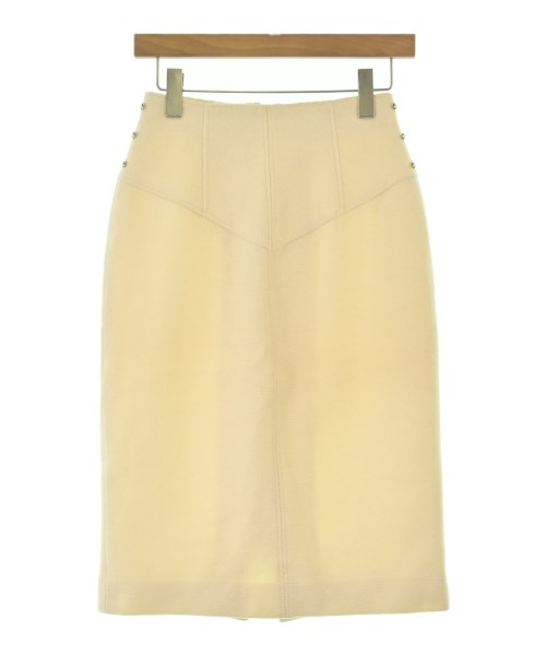 courreges paris(クレージュパリ)ひざ丈スカート 白 サイズ:-(S位)/2200655865025