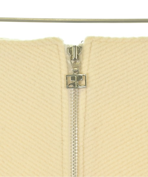 courreges paris（クレージュパリ）ひざ丈スカート 白 サイズ:-(S位) レディース/2200655865025