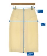 courreges paris（クレージュパリ）ひざ丈スカート 白 サイズ:-(S位) レディース/2200655865025