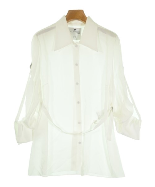 courreges paris(クレージュパリ)カジュアルシャツ 白 サイズ:40(M位)/2200658114083