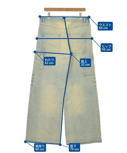 courreges paris（クレージュパリ）デニムパンツ 青 サイズ:48(L位) メンズ/2200713334036