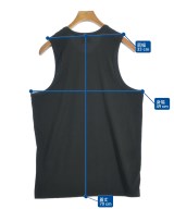 courreges paris（クレージュパリ）タンクトップ 黒 サイズ:L メンズ/2200710067135