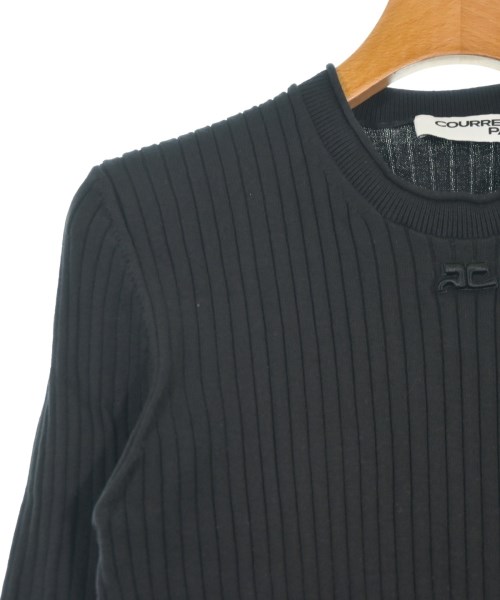 courreges paris（クレージュパリ）ニット・セーター 黒 サイズ:M レディース/2200731431052
