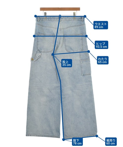 courreges paris（クレージュパリ）デニムパンツ 青 サイズ:30(M位) メンズ/2200732524029