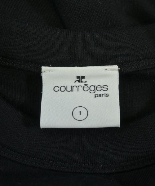 courreges paris（クレージュパリ）Tシャツ・カットソー 黒 サイズ:1(S位) レディース/2200726597046