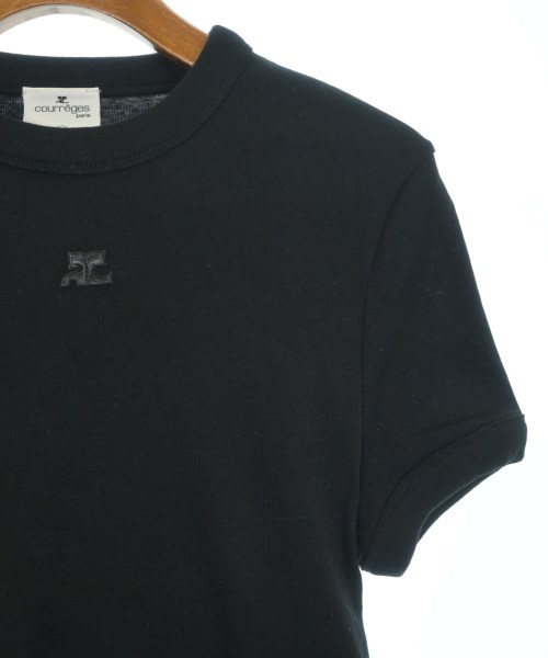 courreges paris（クレージュパリ）Tシャツ・カットソー 黒 サイズ:1(S位) レディース/2200726597046