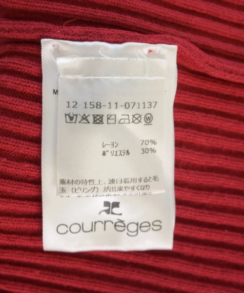 courreges paris（クレージュパリ）ワンピース 赤 サイズ:1(S位) レディース/2200727532039