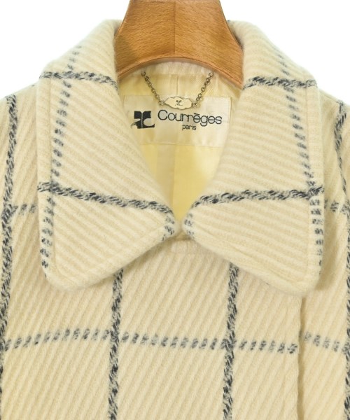 courreges paris（クレージュパリ）チェスターコート 白 サイズ:-(XL位) レディース/2200688817039