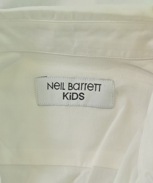 Neil Barrett（ニールバレット）シャツ 白 サイズ:110(5T-6T) キッズ/2200677511146