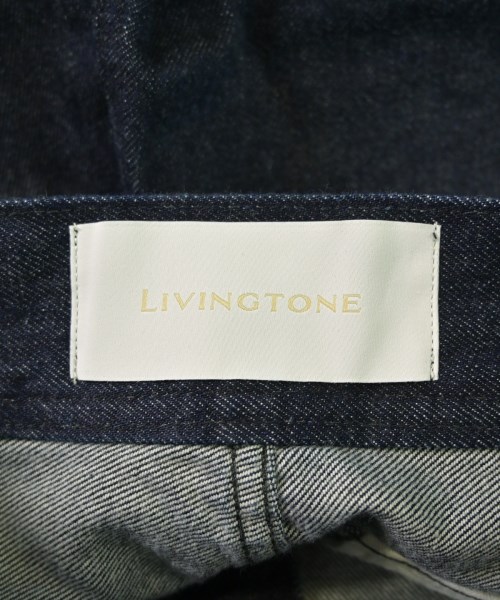 LIVINGTONE（リヴィントーン）デニムパンツ 紺 サイズ:36S(S位) レディース/2200644581493