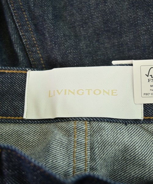LIVINGTONE（リヴィントーン）デニムパンツ 紺 サイズ:36(S位) レディース/2200644581554