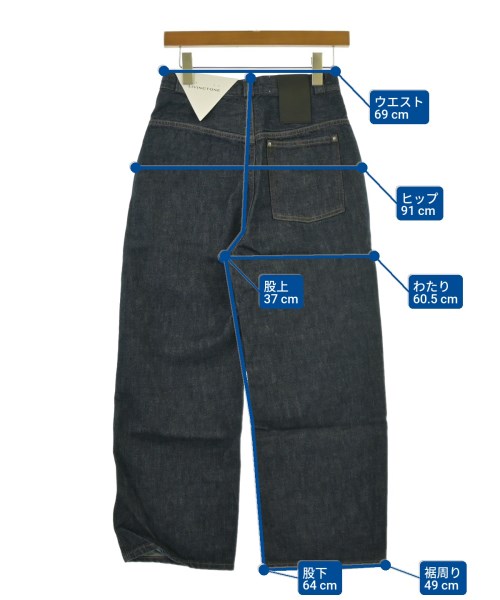 LIVINGTONE（リヴィントーン）デニムパンツ 紺 サイズ:36(S位) レディース/2200644581554