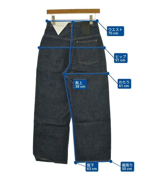 LIVINGTONE（リヴィントーン）デニムパンツ 紺 サイズ:36S(S位) レディース/2200644581561