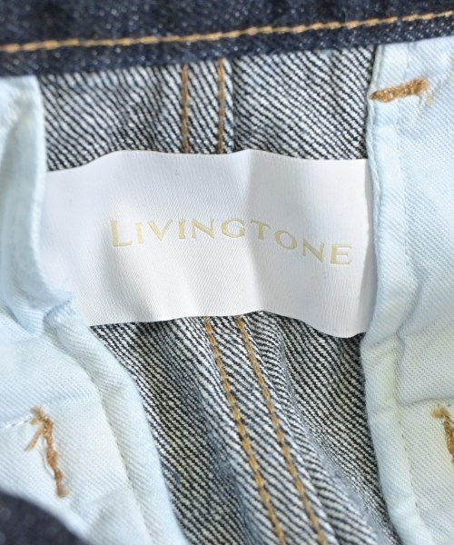 LIVINGTONE（リヴィントーン）デニムパンツ 紺 サイズ:34(XS位) レディース/2200644747813