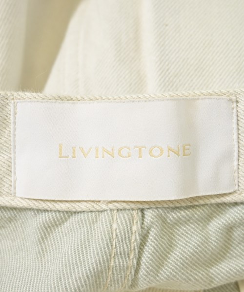 LIVINGTONE（リヴィントーン）デニムパンツ 白 サイズ:38(M位) レディース/2200607892017