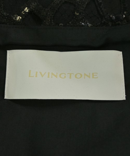 LIVINGTONE（リヴィントーン）ブラウス 黒 サイズ:38(M位) レディース/2200717681648