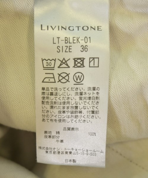 LIVINGTONE（リヴィントーン）デニムパンツ 黒 サイズ:36(S位) レディース/2200707082028