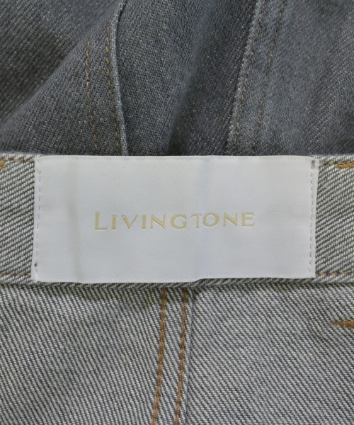 LIVINGTONE（リヴィントーン）オールインワン/サロペット グレー サイズ:36(S位) レディース/2200729341042