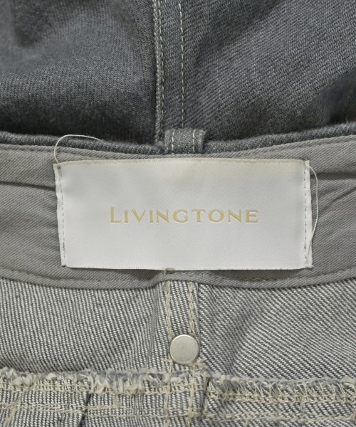 LIVINGTONE（リヴィントーン）デニムパンツ グレー サイズ:34(XS位) レディース/2200683375084