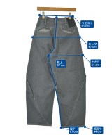 LIVINGTONE（リヴィントーン）デニムパンツ グレー サイズ:34(XS位) レディース/2200683375084