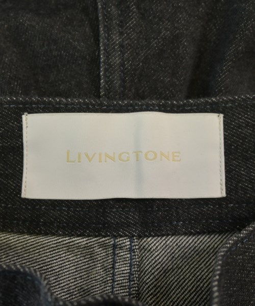 LIVINGTONE（リヴィントーン）デニムパンツ 黒 サイズ:36(S位) レディース/2200687047093