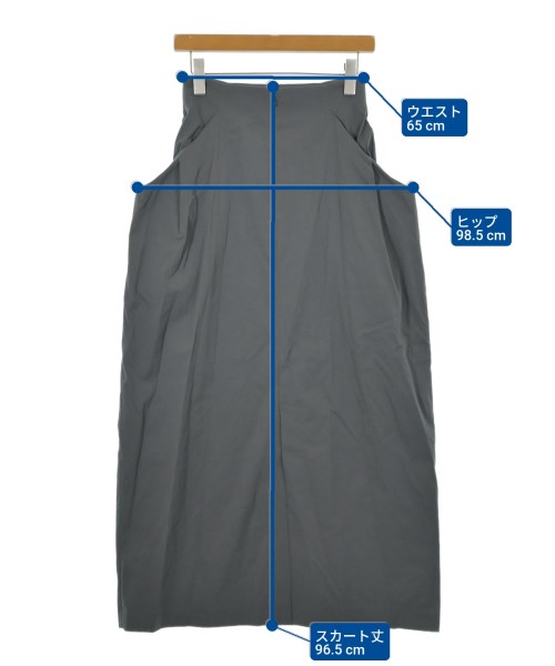MARW UNITED ARROWS（マルゥ ユナイテッドアローズ）ロング・マキシ丈スカート グレー サイズ:38(M位) レディース/2200622660011