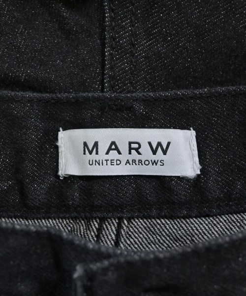 MARW UNITED ARROWS（マルゥ ユナイテッドアローズ）デニムパンツ 黒 サイズ:34(XS位) レディース/2200638626032