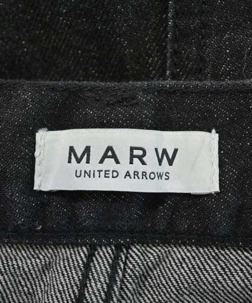 MARW UNITED ARROWS（マルゥ ユナイテッドアローズ）デニムパンツ 黒 サイズ:34(XS位) レディース/2200610876486