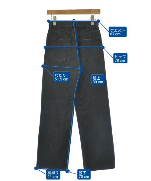 MARW UNITED ARROWS（マルゥ ユナイテッドアローズ）デニムパンツ 黒 サイズ:34(XS位) レディース/2200610876486