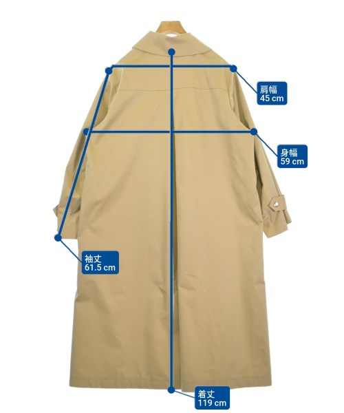 MARW UNITED ARROWS（マルゥ ユナイテッドアローズ）ステンカラーコート ベージュ サイズ:38(M位) レディース/2200620909013