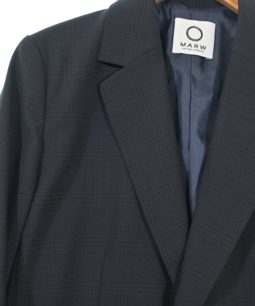 MARW UNITED ARROWS（マルゥ ユナイテッドアローズ）テーラードジャケット 黒 サイズ:36(S位) レディース/2200630624012