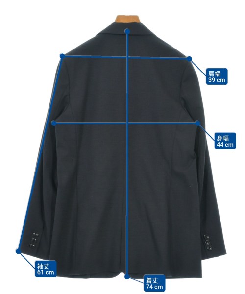 MARW UNITED ARROWS（マルゥ ユナイテッドアローズ）テーラードジャケット 黒 サイズ:36(S位) レディース/2200630624012