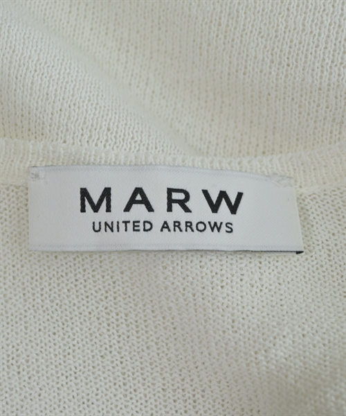MARW UNITED ARROWS（マルゥ ユナイテッドアローズ）ニット・セーター 白 サイズ:F レディース/2200613079013