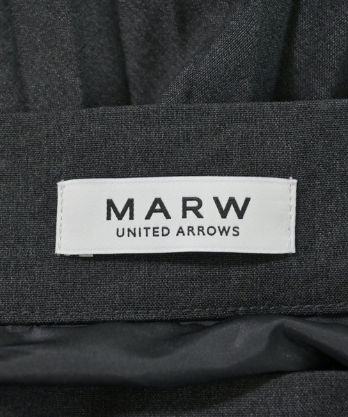 MARW UNITED ARROWS（マルゥ ユナイテッドアローズ）ロング・マキシ丈スカート グレー サイズ:36(S位) レディース/2200613221016