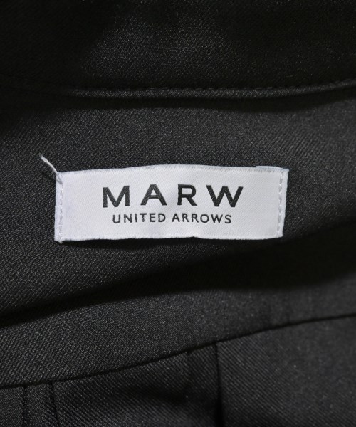 MARW UNITED ARROWS（マルゥユナイテッドアローズ）シャツワンピース 黒 サイズ:-(M位) レディース/2200675581097