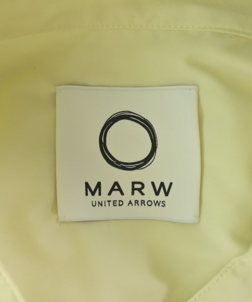 MARW UNITED ARROWS（マルゥユナイテッドアローズ）カジュアルシャツ 黄 サイズ:36(S位) レディース/2200680909053