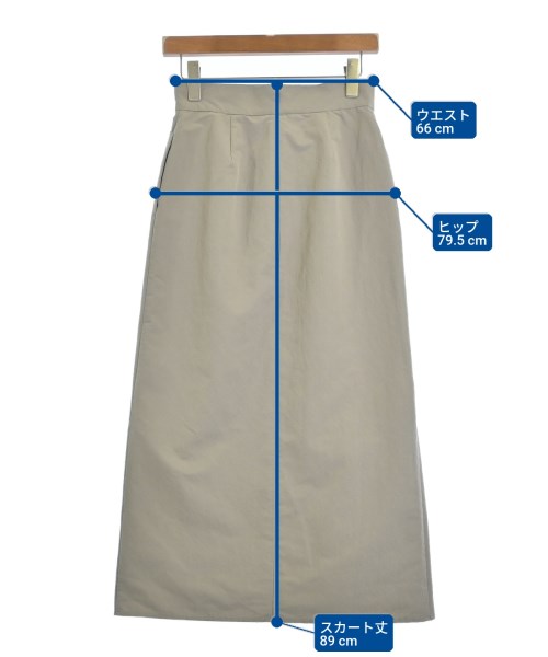 MARW UNITED ARROWS（マルゥユナイテッドアローズ）ロング・マキシ丈スカート グレー サイズ:38(M位) レディース/2200679786054
