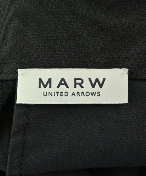 MARW UNITED ARROWS（マルゥユナイテッドアローズ）スラックス 黒 サイズ:36(S位) レディース/2200694993024