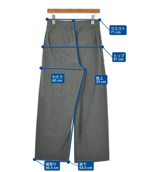 MARW UNITED ARROWS（マルゥユナイテッドアローズ）スラックス グレー サイズ:36(S位) レディース/2200694749072