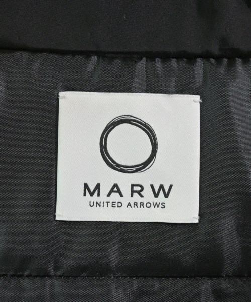 MARW UNITED ARROWS（マルゥユナイテッドアローズ）ダウンジャケット/ダウンベスト 黒 サイズ:-(S位) レディース/2200701080013