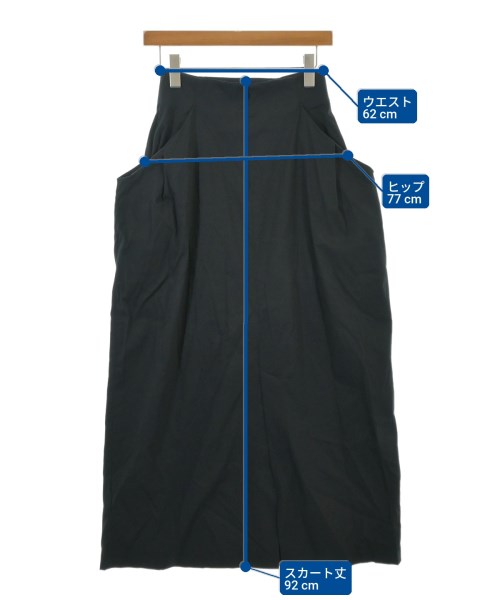 MARW UNITED ARROWS（マルゥユナイテッドアローズ）ロング・マキシ丈スカート 黒 サイズ:36(S位) レディース/2200655736073