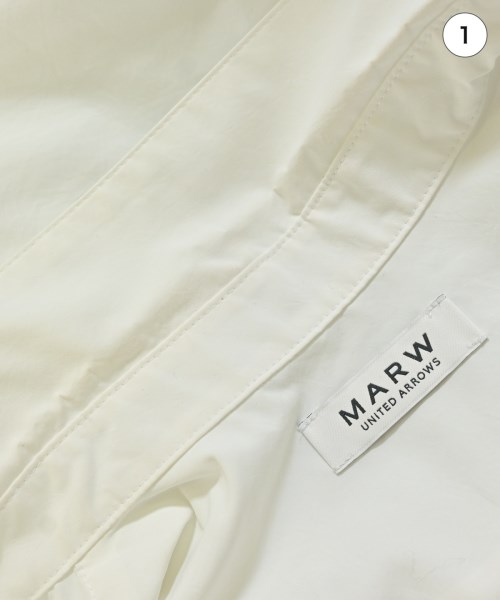 MARW UNITED ARROWS（マルゥユナイテッドアローズ）カジュアルシャツ 白 サイズ:F レディース/2200710203038