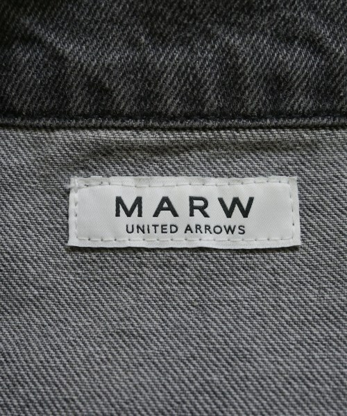 MARW UNITED ARROWS（マルゥ ユナイテッドアローズ）デニムジャケット グレー サイズ:36(S位) レディース/2200651785037
