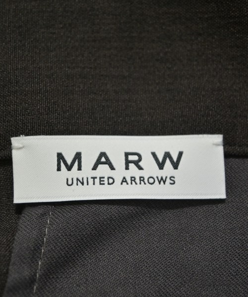 MARW UNITED ARROWS（マルゥ ユナイテッドアローズ）スラックス 茶 サイズ:36(S位) レディース/2200649399048