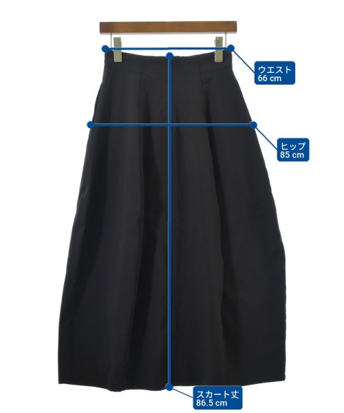 MARW UNITED ARROWS（マルゥユナイテッドアローズ）ロング・マキシ丈スカート 黒 サイズ:36(S位) レディース/2200710280091